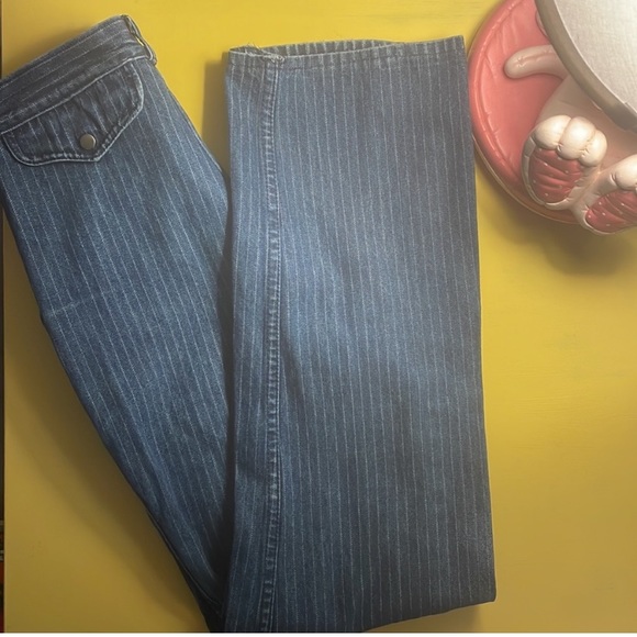 Y2K pinstripe jeans - Picture 3 of 9